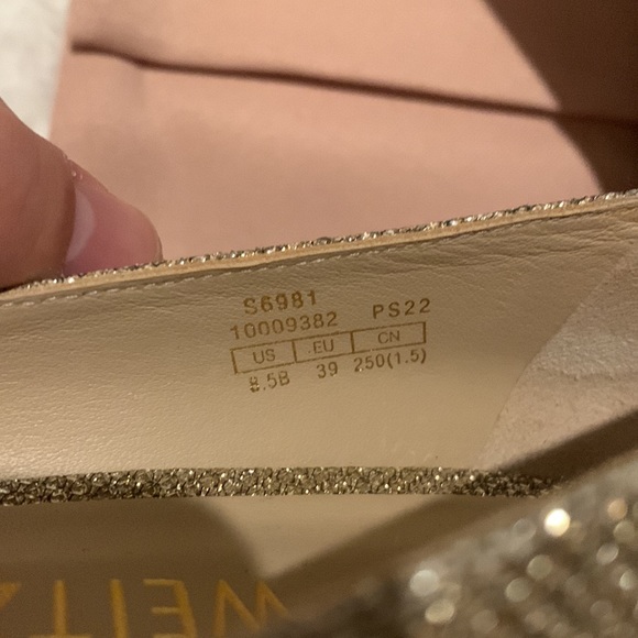 Stuart Weitzman, Golden STUART 85 PUMP US 8.5, NWOT - Picture 8 of 15